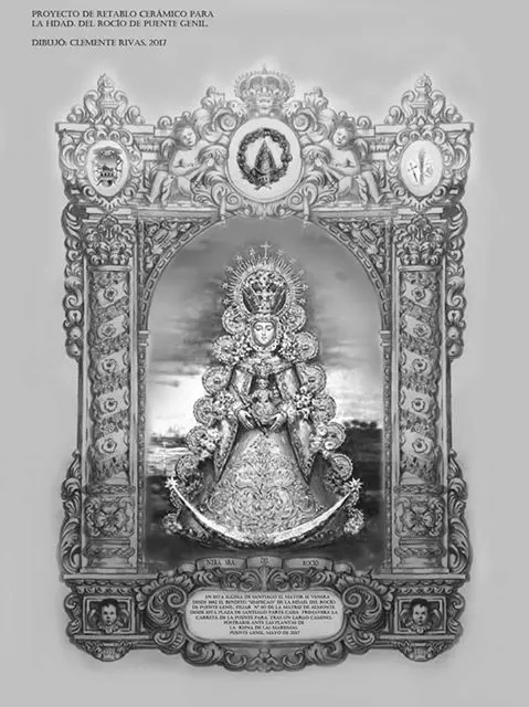 Puente genil retablo ceramico