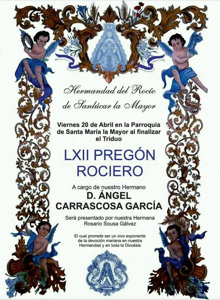 Sanlucar la mayor pregon 2018