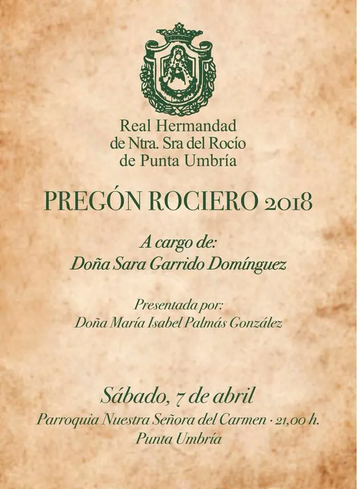 Punta umbria pregon 2018
