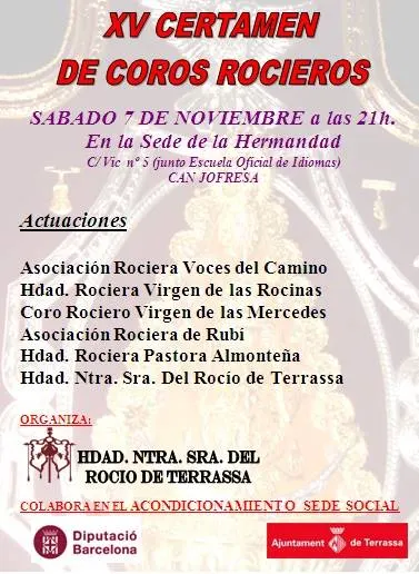 Terrassa coros rocieros 2015