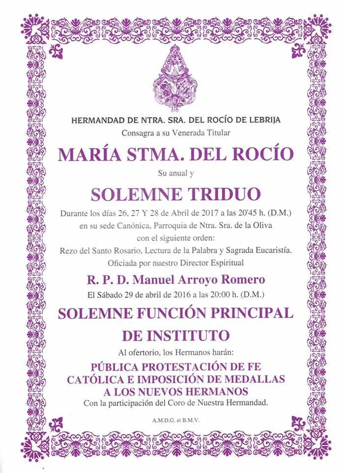 Lebrija triduo