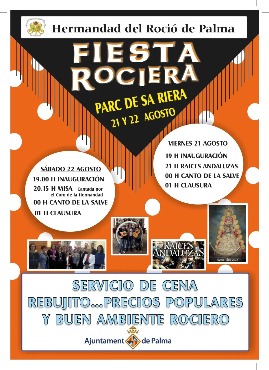 CARTEL DE ROCIERO Mallorca 2015