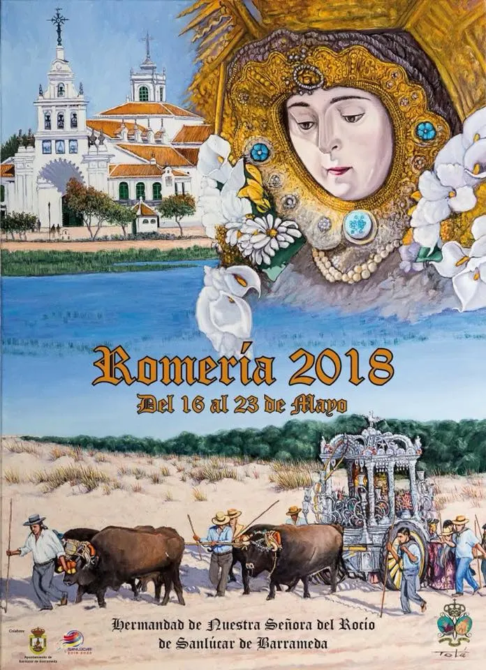 Sanlucar de Barrameda cartel rocio 2018
