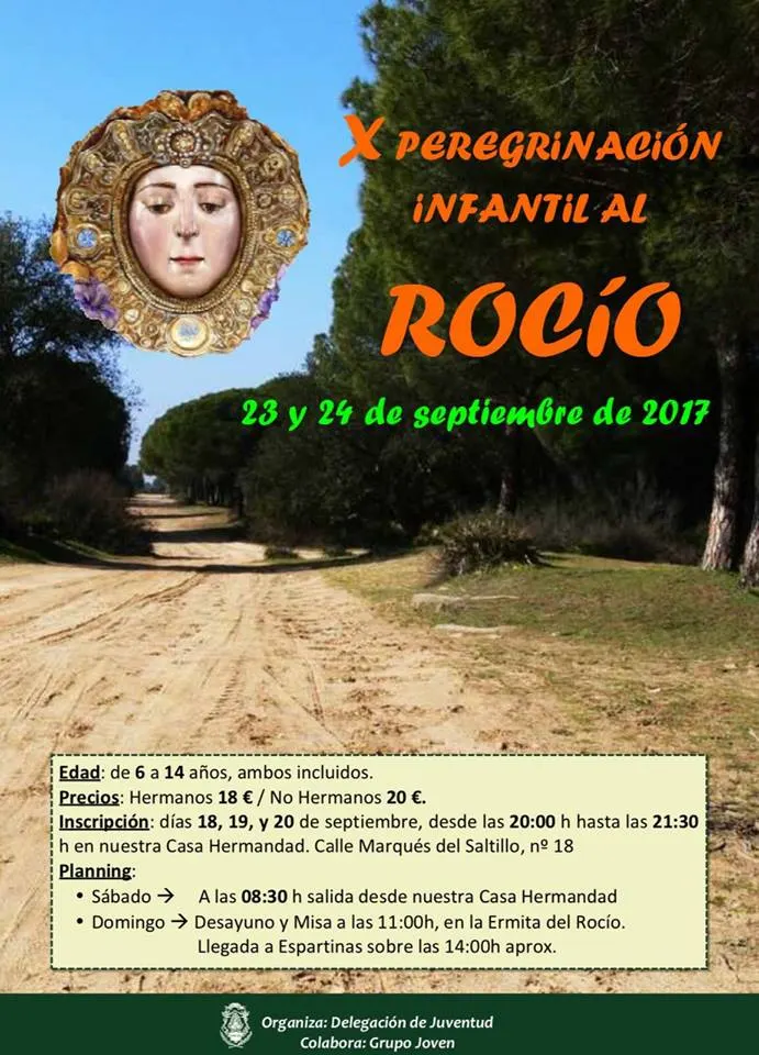 Espartinas peregrinacion infantil 2017