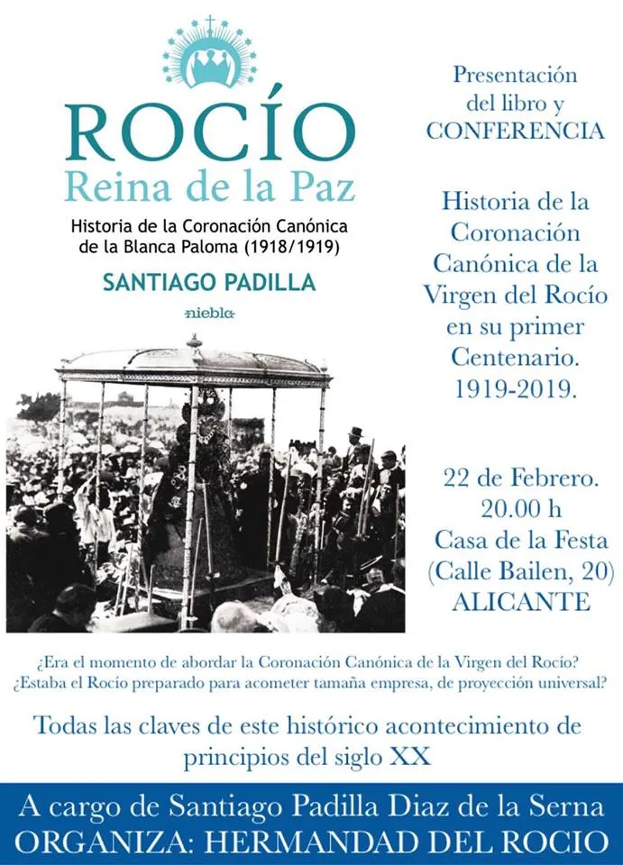 Conferencia alicante rocio reina de la paz