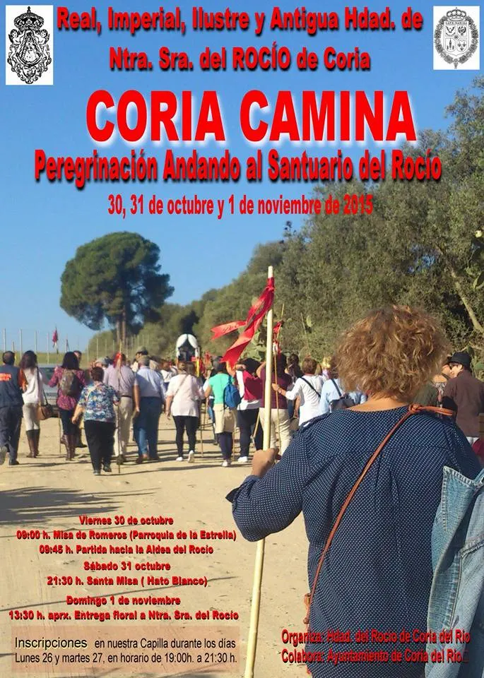 Coria andando al rocio 2015