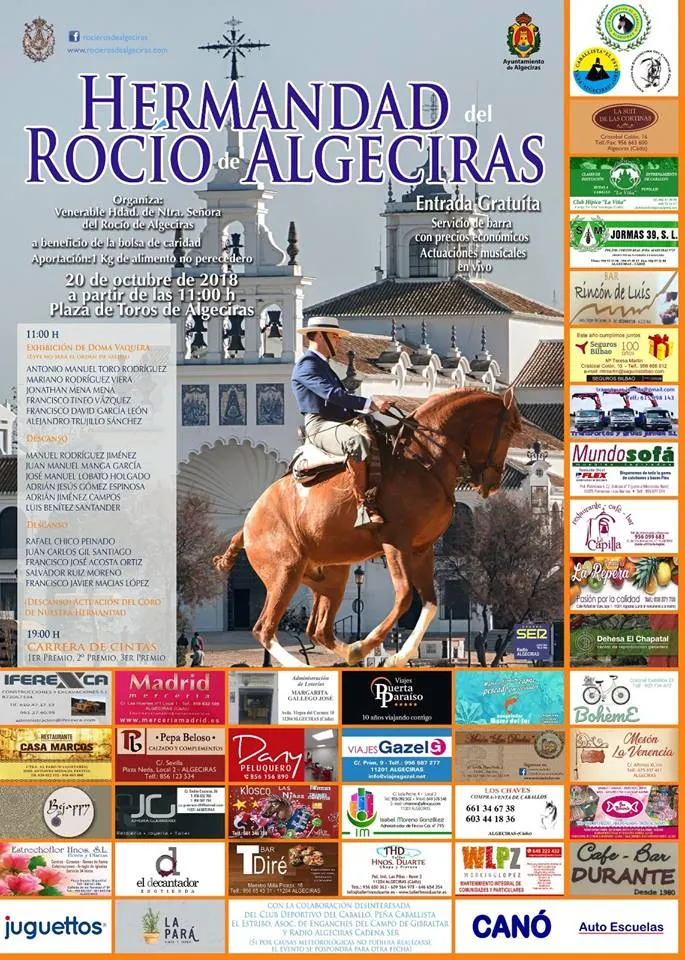 Algeciras III edicion de la exhibicion de doma vaquera