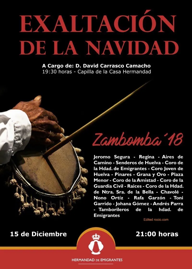 Emigrantes zambomba 2018-CARTEL