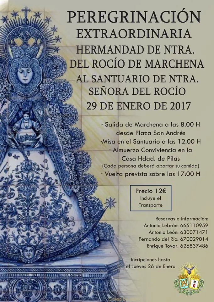 Marchena peregrinacion al rocio 2017