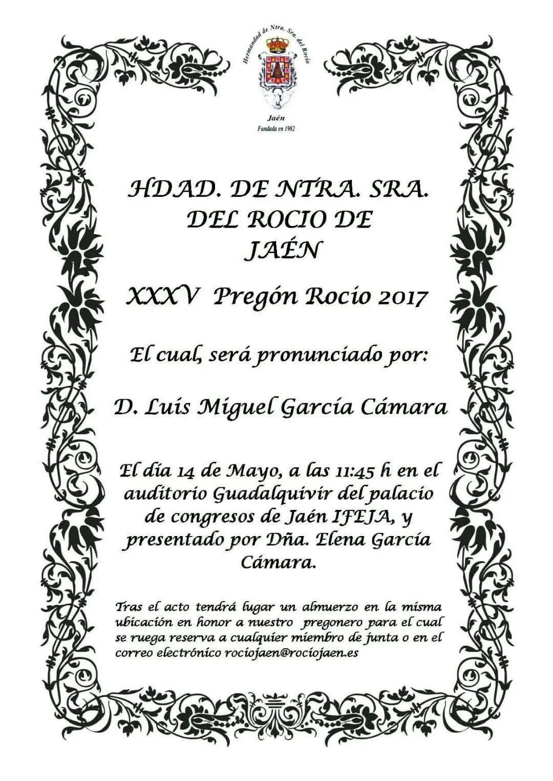 Jaen pregon 2017