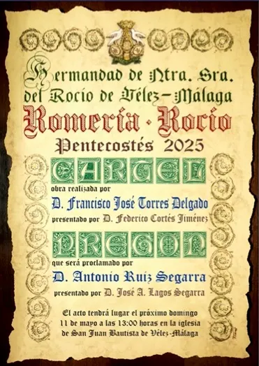 rocio velez-malaga 2025-Cartel y Pregon