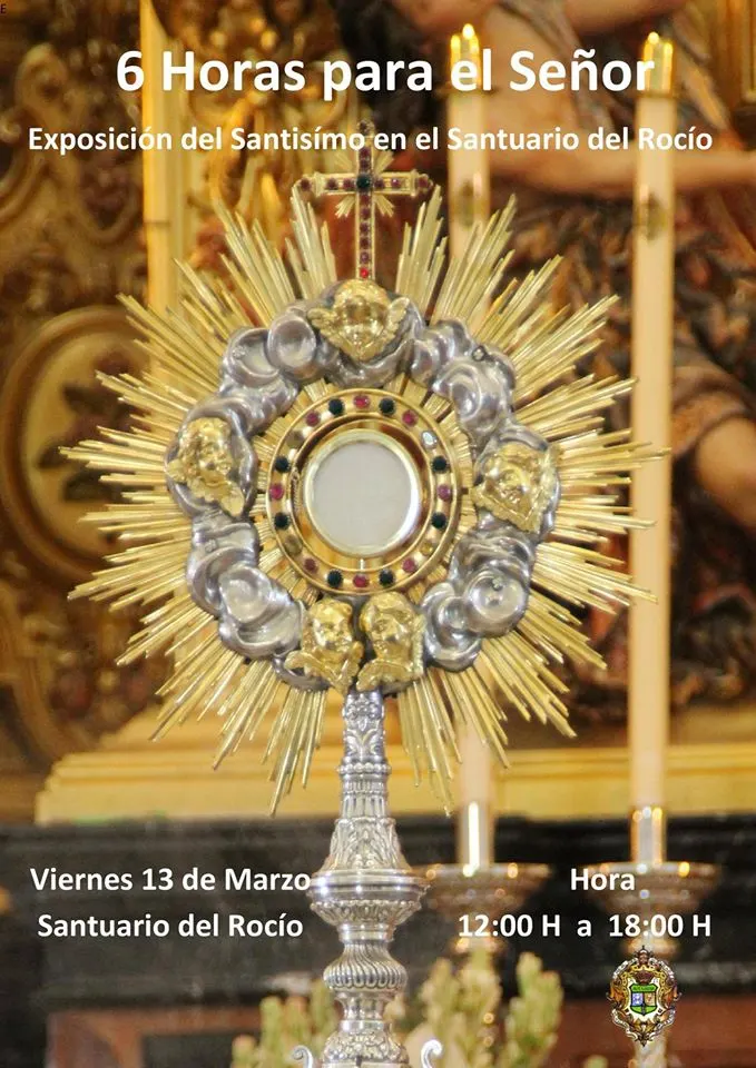 exposicion santisimo 13-03-2015-en el Rocio