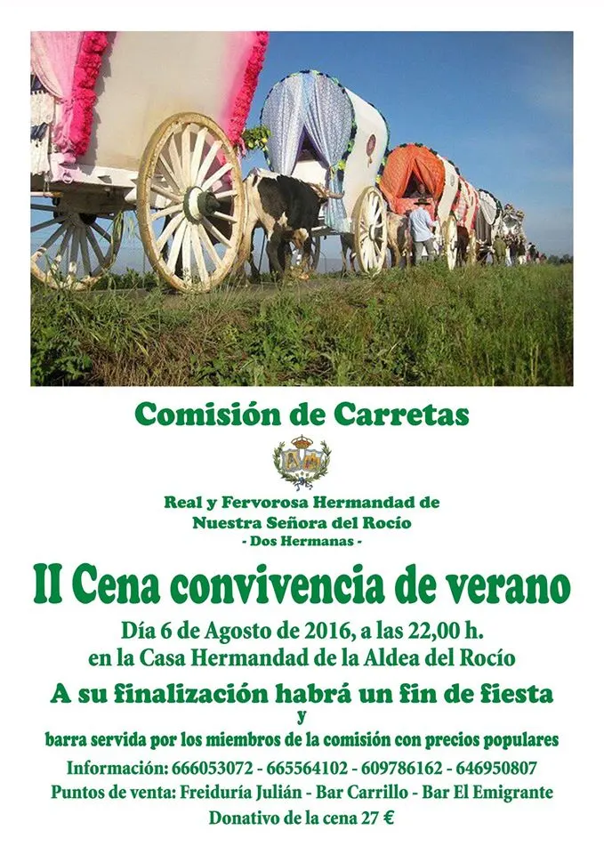 Cena convivencia dos hermanas