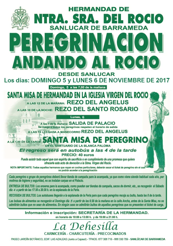 Sanlucar de Barrameda peregrinacion andando