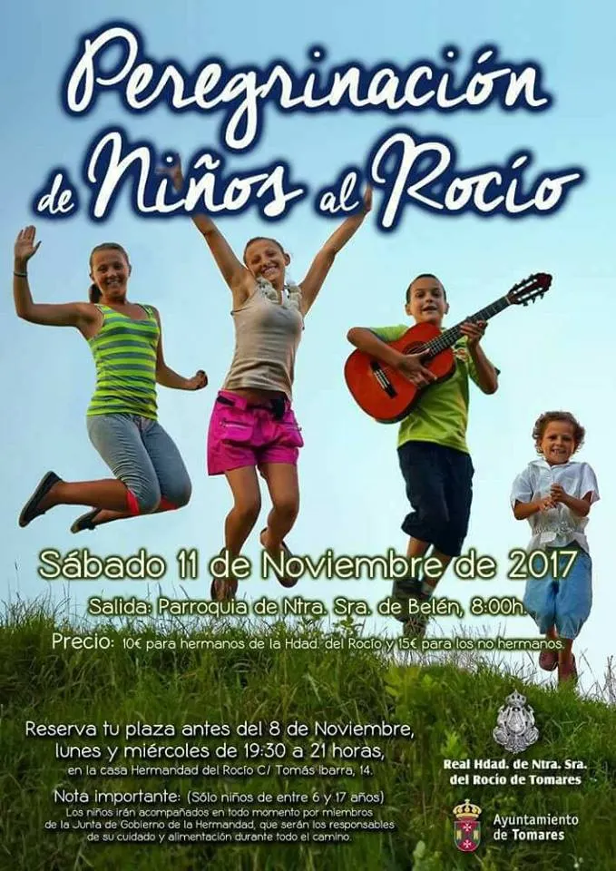 Tomares peregrinacion niños rocio