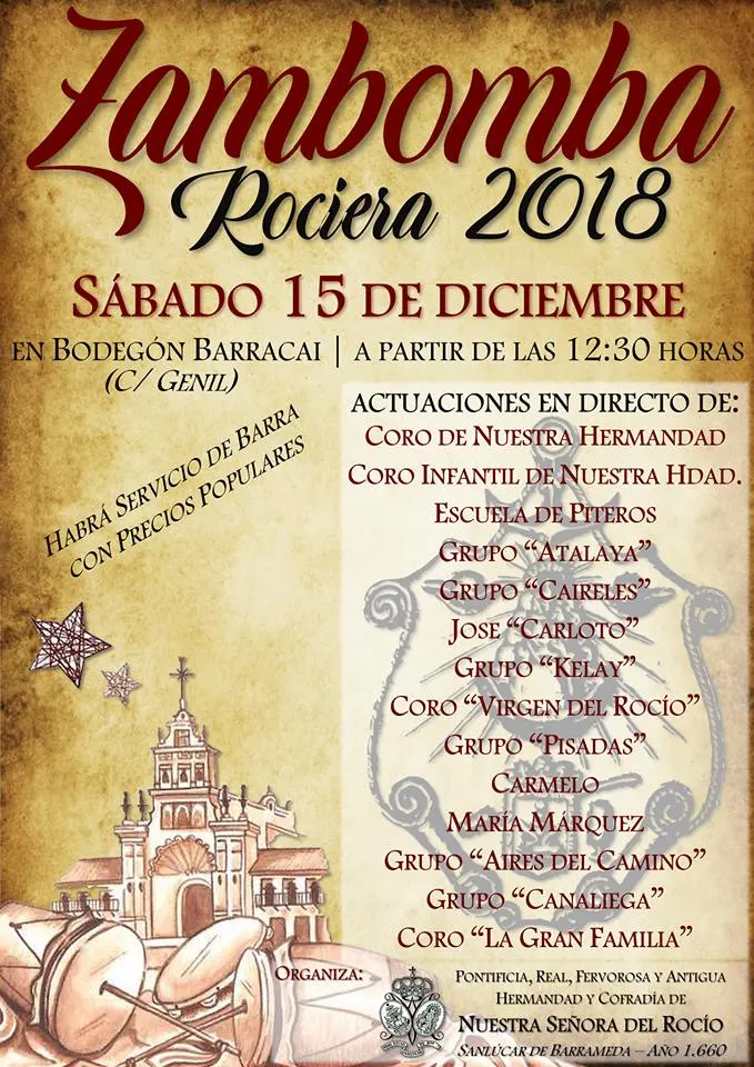 Sanlucar de barrameda zambomba 2018