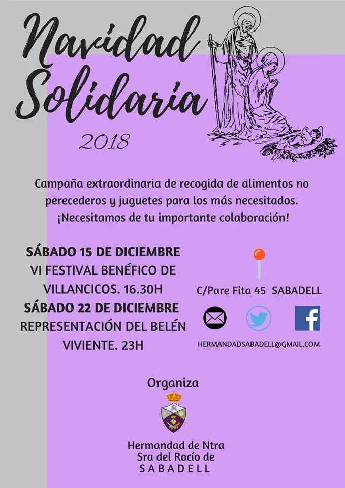 Sabadell navidad solidaria rocio 2018