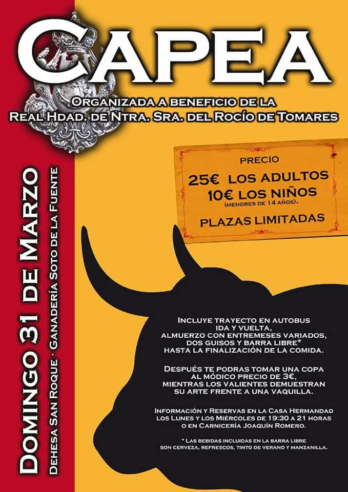 Tomares capea 2019