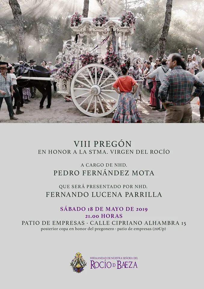 Baeza VIII Pregon rocio 2019