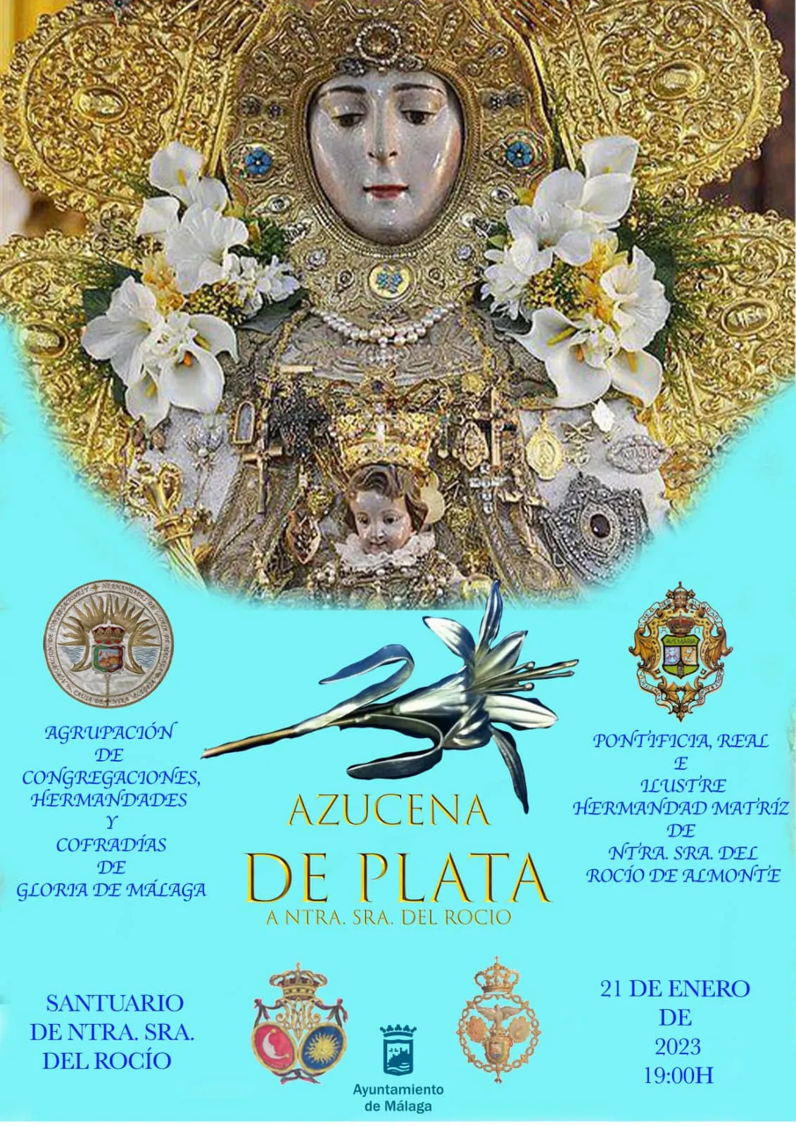 Imposición Azucena de Plata a la virgen del rocio-12