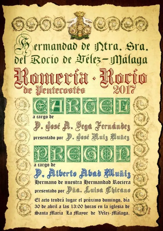 Pregon Velez malaga 2017