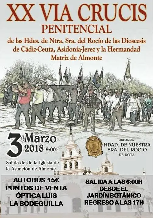XX Via crucis penotencial Hermandades Cadiz