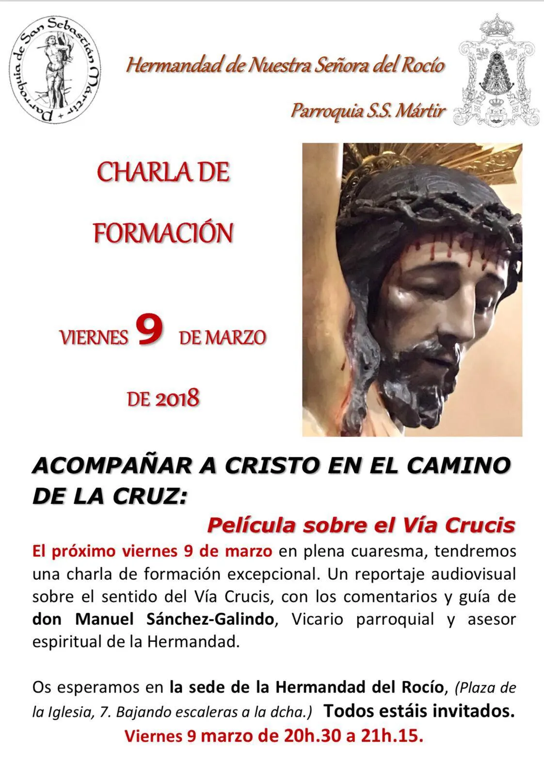 San Sebastian de los Reyes cristo charlas