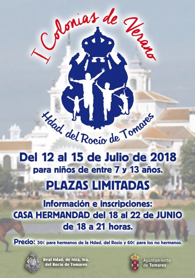 Tomares colonias verano 2018