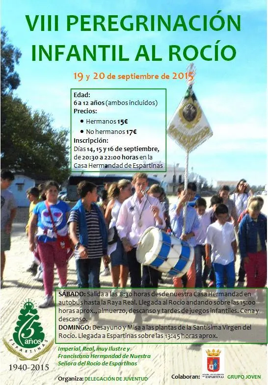 Espartinas peregrinacion infantil 2015
