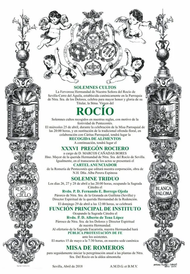 Cerro del aguila pregon rocio 2018