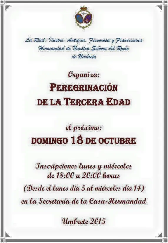 Umbrete peregrinacion al rocio