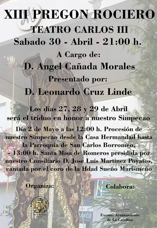 La Carolina Pregon 2016