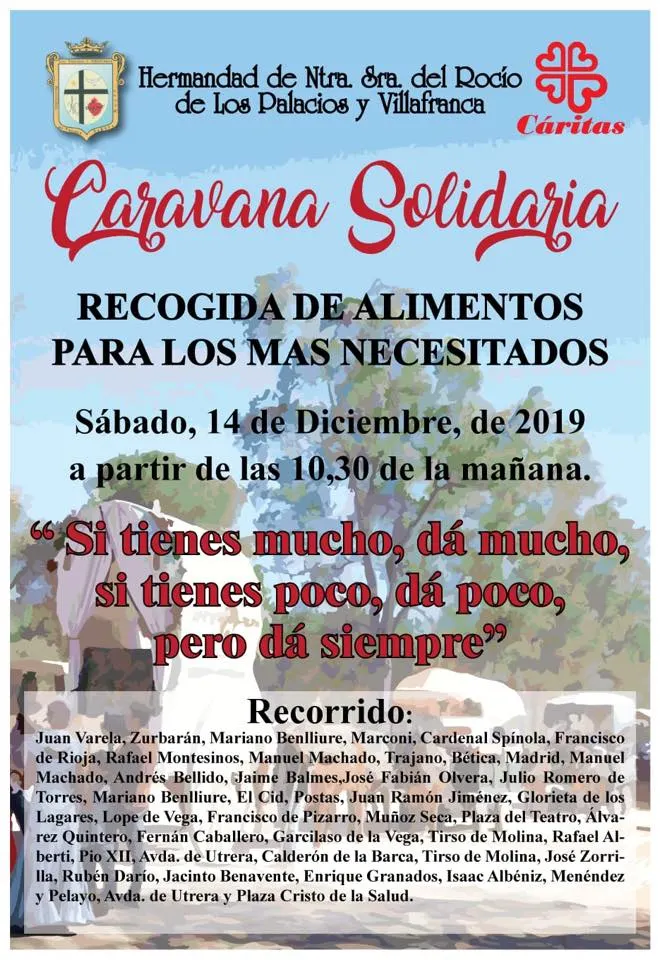 Los Palacios caravana solidaria 2019