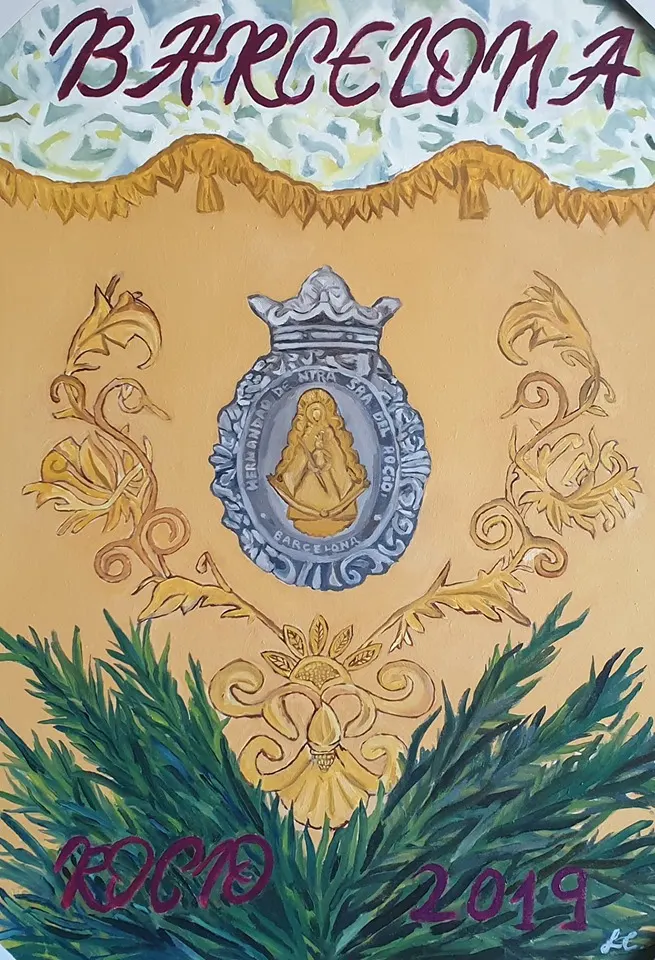 Barcelona Cartel de la romeria del rocio 2019