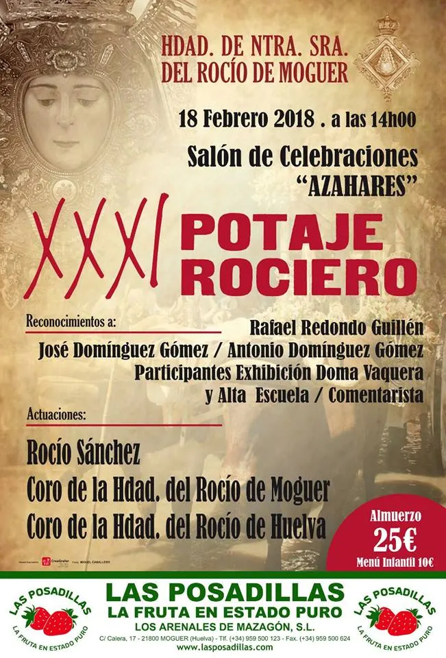 Moguer XXXI potaje rociero