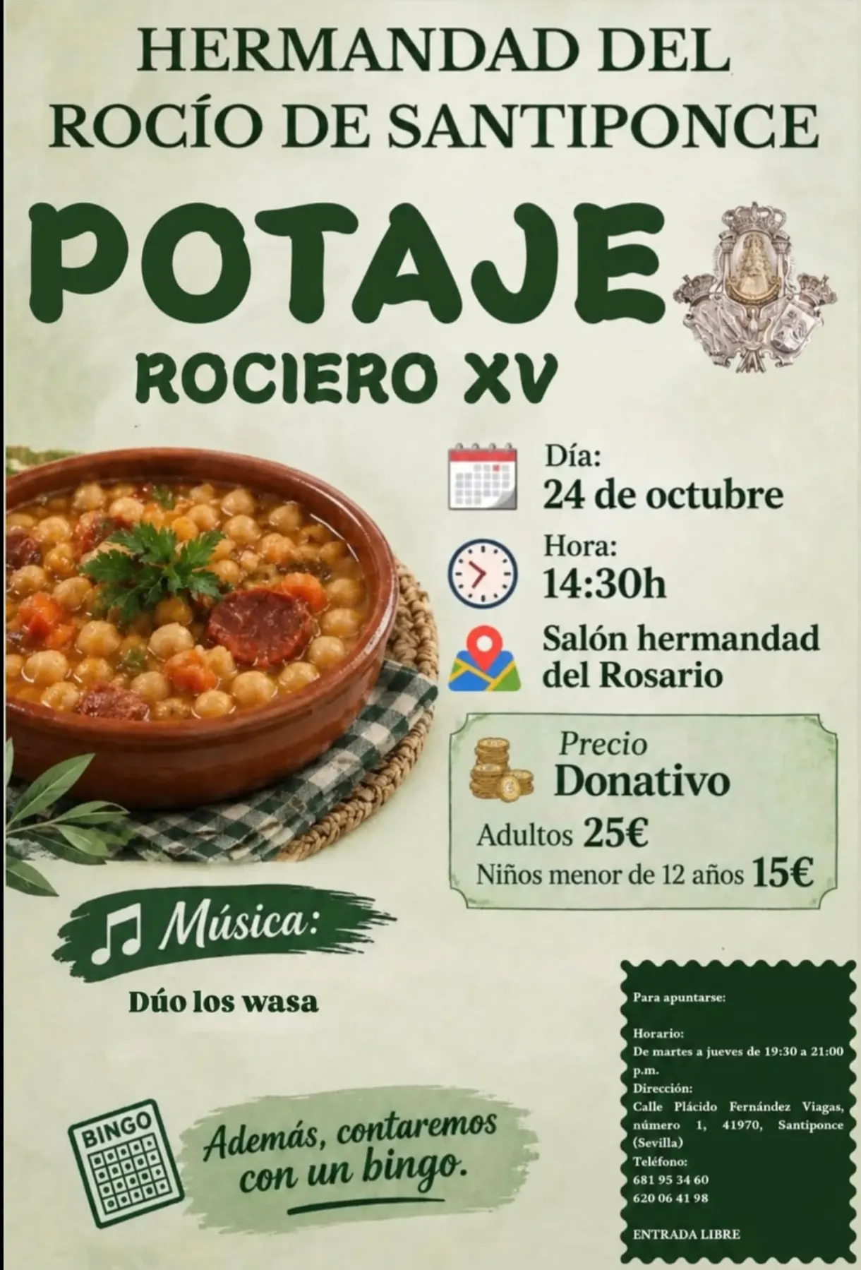 rocio santiponce potaje 2026