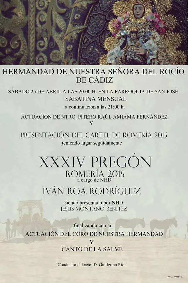 Cadiz pregon 2015