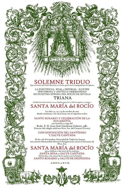 Triana triduo 2015