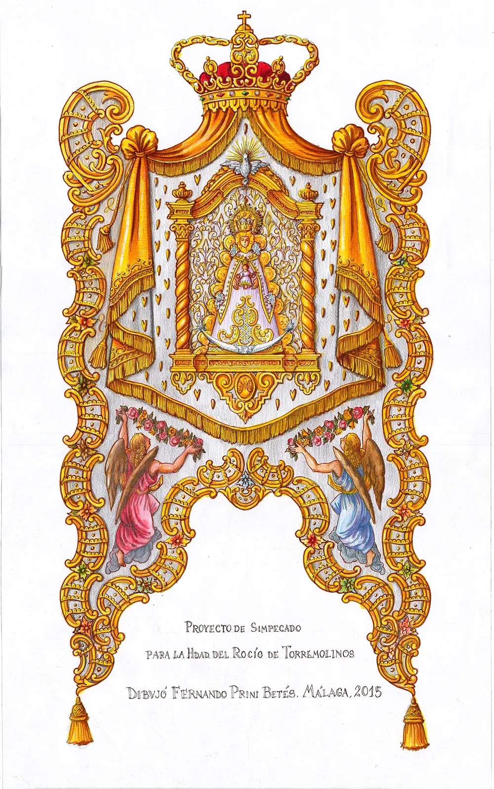 Simpecado Hdad. Ntra. Sra. del Rocío de Torremolinos