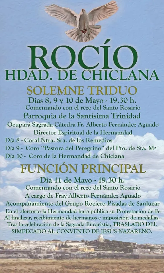 Chiclana cartel rocio 2019