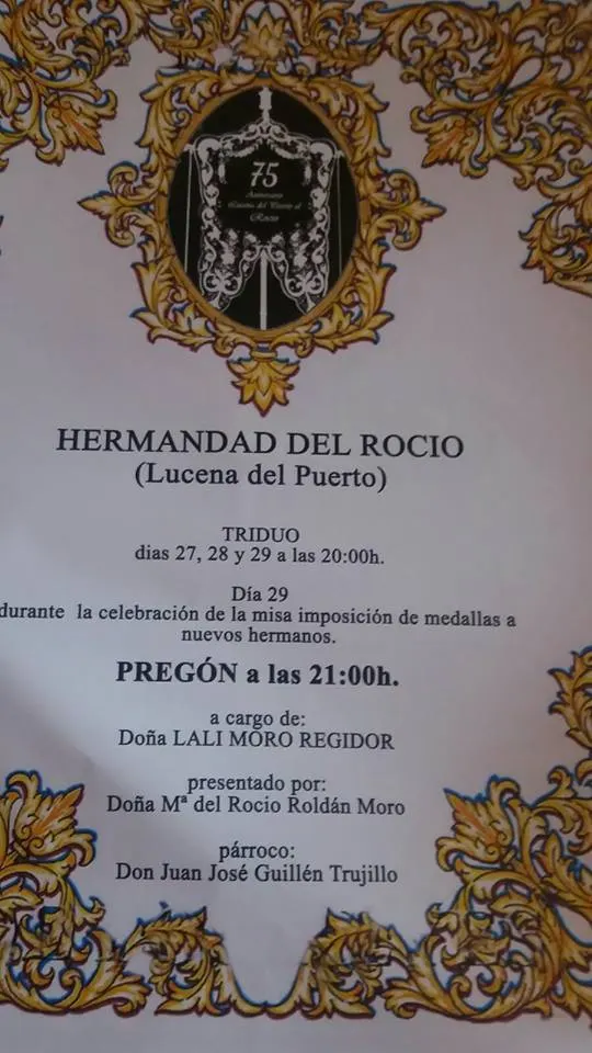 LUcena del Puerto Triduo 2017