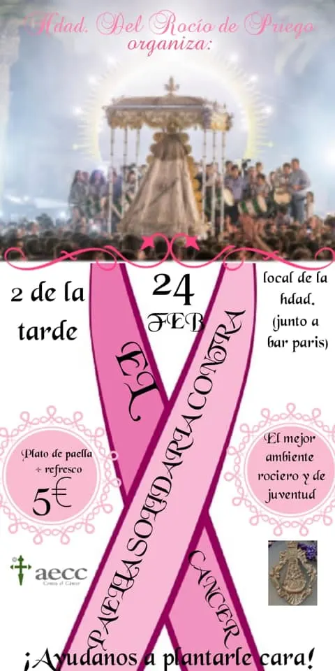 Priego paella solidaria contra el cancer 2019