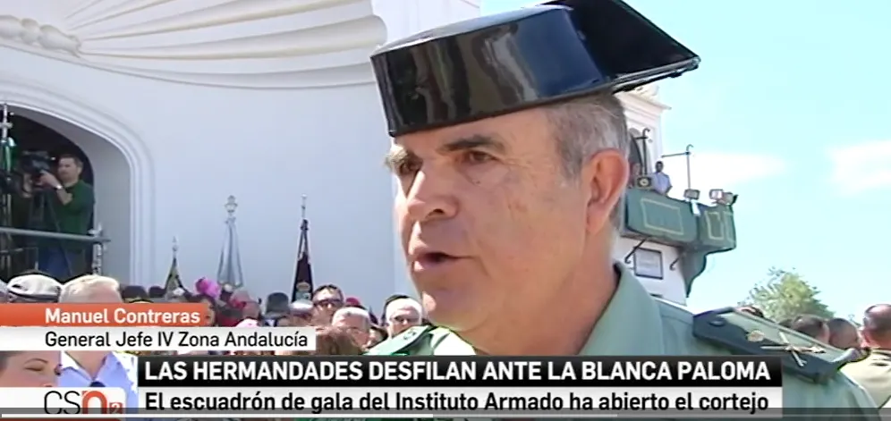 Guardia civil homenaje en el rocio por 175 aniversari
