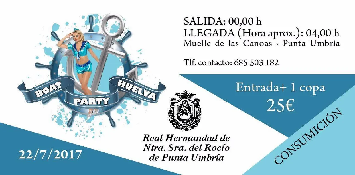 Punta Umbria Boat Party