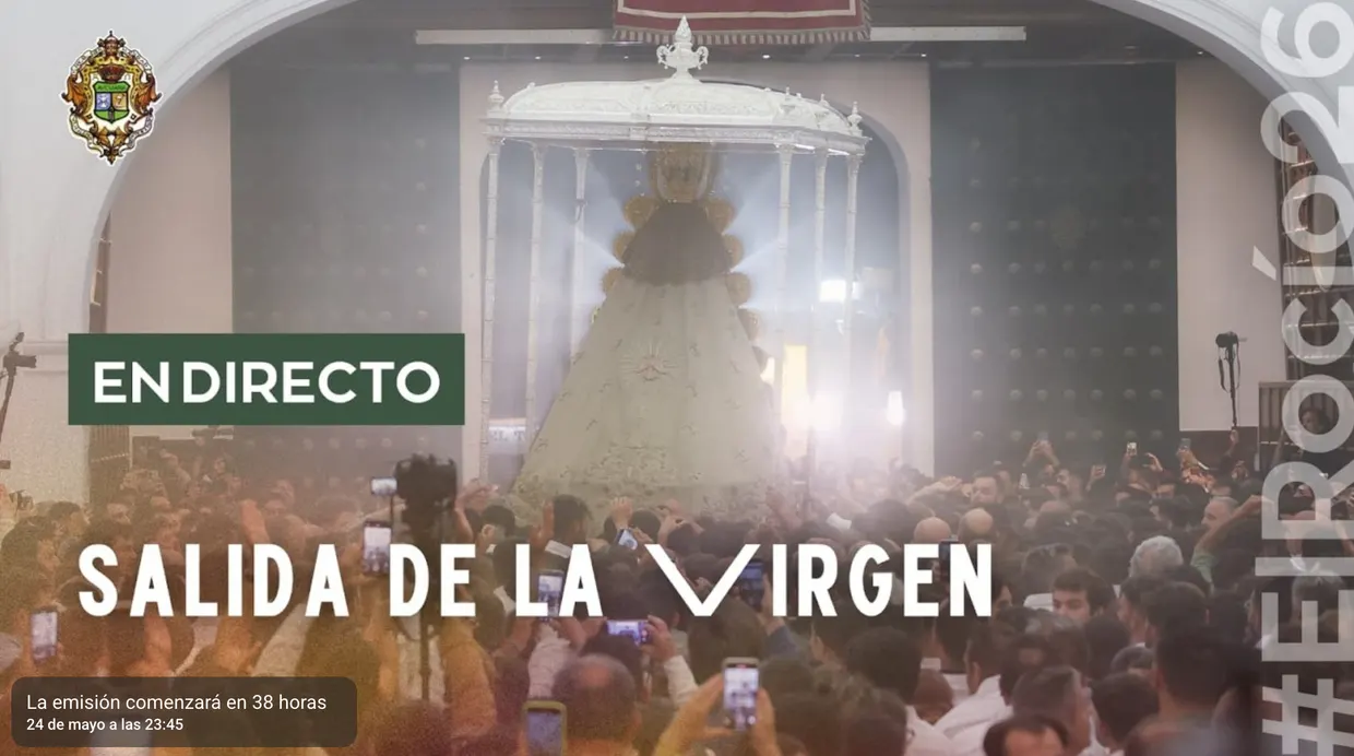 Salida de la Virgen rocio 2026