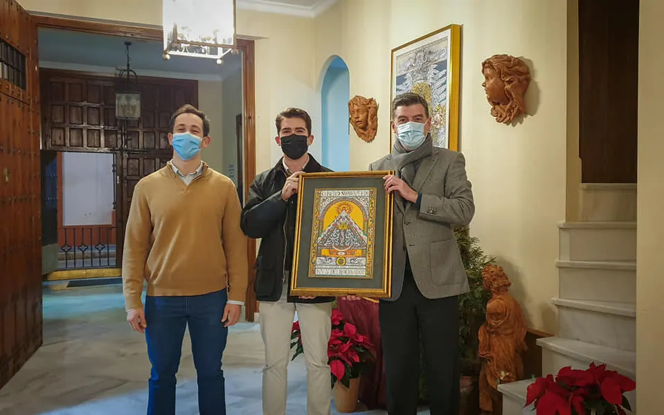 Donacion cuadro a la virgen rocio 2021-1