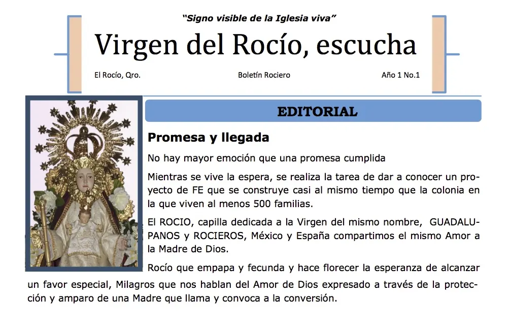 BOLETiN ROCIERO mejico
