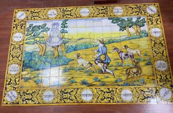 Restauracion retablo ceramico fachada santuario rocio-1