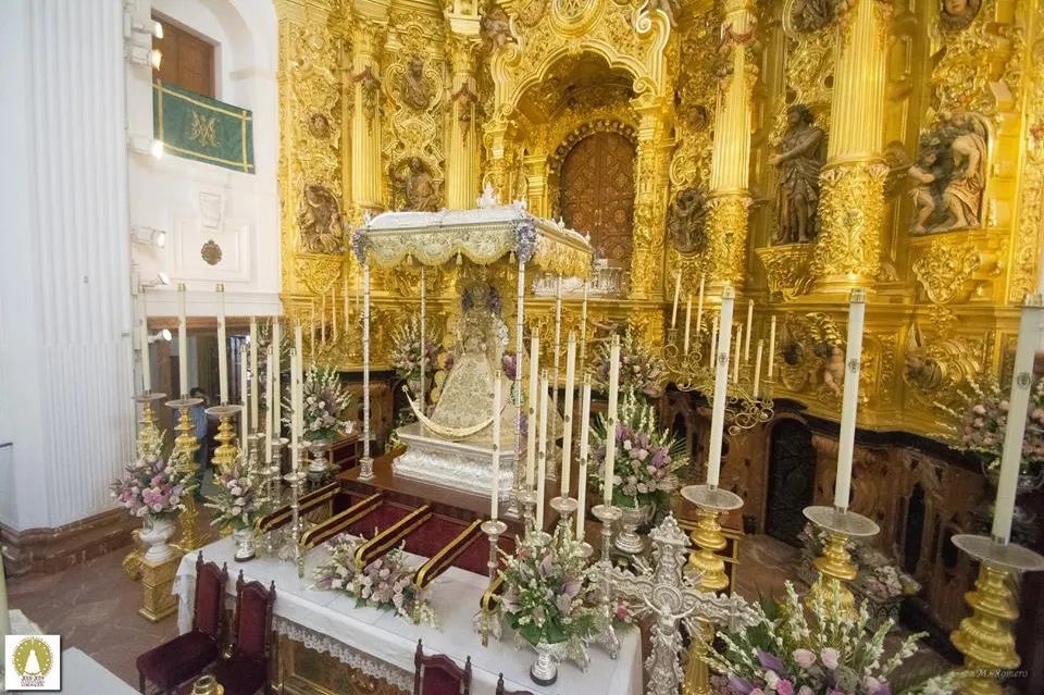 Centenario coronacion rocio la virgen luce nueva manto septiembre 2018-6