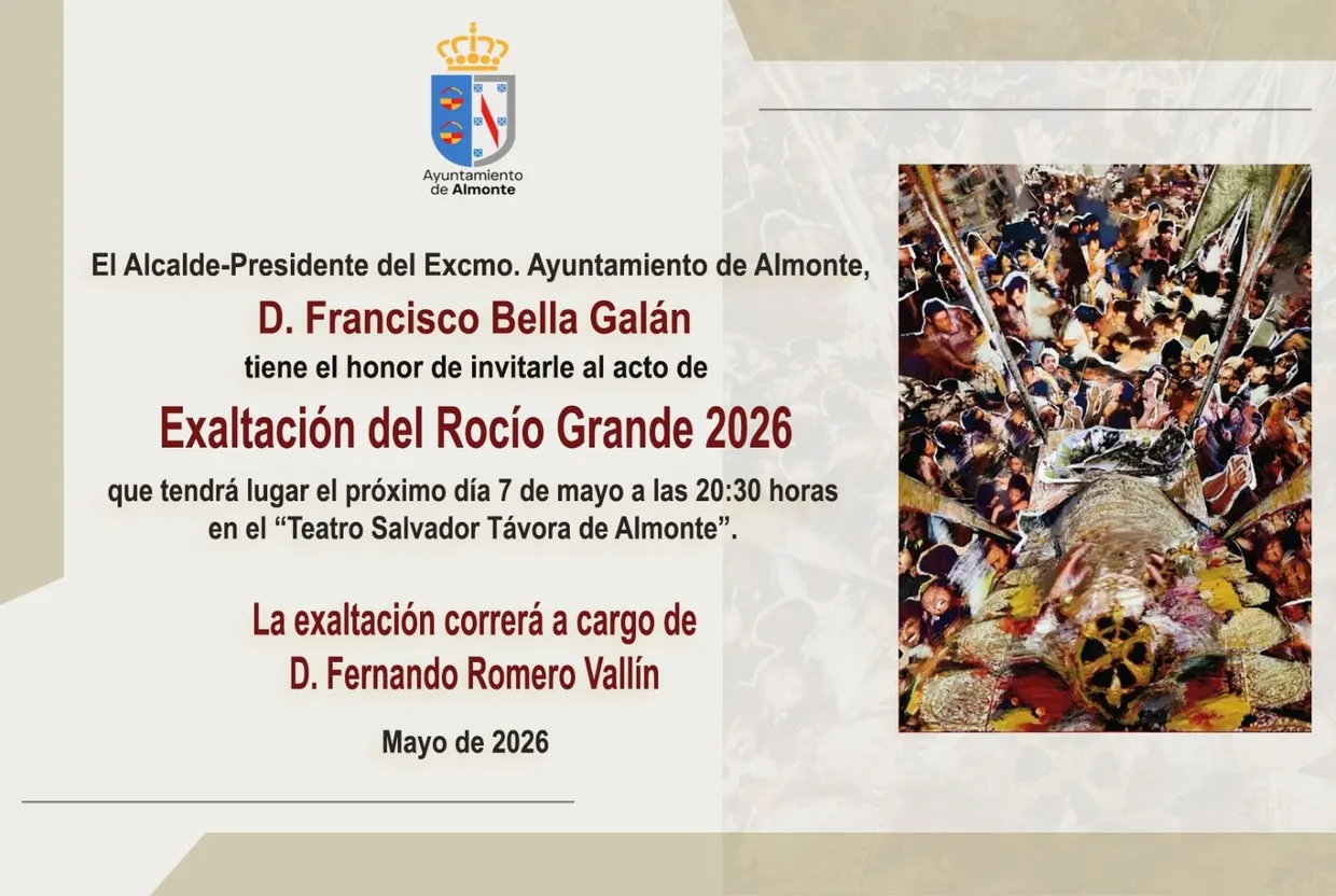 Exaltacion rocio 2026